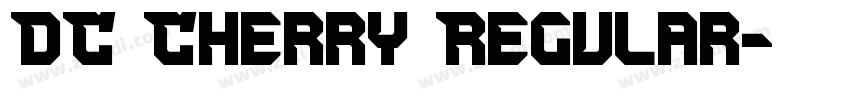 DC Cherry Regular字体转换